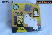 Party napkins (80 QTY) Trick or Treat & Spiders 80ct each pack Pulp 6" x 6"