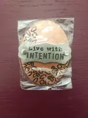 DEMDACO Live With Intention Metallic 2 x 2 Metal Collectible Oval Token Figurine