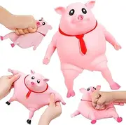 Stress Pig, Anti Stress Pig Toy, Pig Squeeze Toy, Stress Balls, Pig Stress Toy, Funny Fidget Toy for Children and Adults
