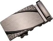 [NeaxgeandX] Mens Ratchet Belt Buckle Automatic Slide Buckle for Belt Strap 35mm 7