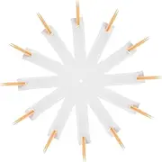 Healeved Individually Wrapped Toothpicks for Hotel Restaurant Use Material Bulk Packaging for Food Presentation the Go Convenience