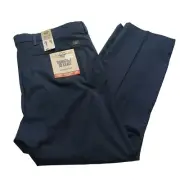 Dockers Signature Go Khakis Men's 40x30 Blue Straight Stretch Fit Pants