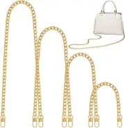 4 Sizes Flat Purse Chain Strap Crossbody Bag Replacement Strap with Metal
