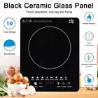 2200W Electric Induction Cooktop Portable Kitchen Ceramic Glass Cooker