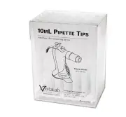 VistaLab 10mL Pipette Tips,Ovation,VistaClear Box,Non-sterile 35/case, 4058-6100
