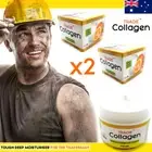 Mens Gift Ideas x2 TRADIE Collagen Pure Cream Anti-Wrinkle Ageing Moisturiser