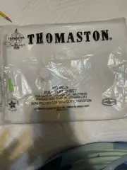 Thomaston Full Flat Sheet No Iron Muslin White