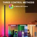Smart LED Floor Lamp RGB Color Changing Corner Lamp Music Sync & APP Control