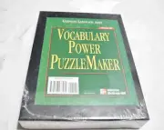 Vintage Floppy Discs 3.5" Vocabulary Power PuzzleMaker Glencoe Language Arts