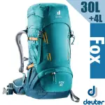 【德國 DEUTER】送》健行登山背包 30+4L FOX/自助旅行背包 輕量拔熱式透氣背包_3611121