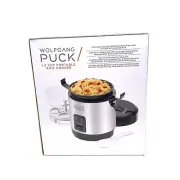 Brand New Wolfgang Puck Portable 8” Mini Rice Cooker W/Spoon 1.5 Cups