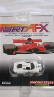 AFX RACEMASTERS TOMY CHAPPARAL WHITE #9 HO SLOT CAR N.O.S