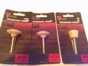 THREE !! M K Morse Grinding Points Made In USA