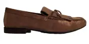 Donald J. Pliner Breezy Metallic Biscotti Fringe Loafer Size 9 BRAND NEW w/ BOX