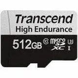 Transcend High Endurance USD350V 512 GB Class 10/UHS-I (U3) V30 microSDXC - 1 - 100 MB/s Read - 60 MB/s Write