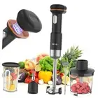 Cordless Stick Immersion Blender 5-in-1, 13000RPM Soup Blender Rechargeable