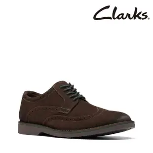 【Clarks】男鞋Atticus LT Limit 復古擦色感正裝休閒鞋(CLM73555D)