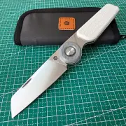 Rihe Design 5Cr15Mov Blade Folder Slip Joint Knife DP56-white