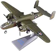 Replica Pre-Build Aircraf 1:72 Air Force B25 Bomber Model Fighter Alloy Imitation Military Ornaments Finished Veteran Commemorative Collection Gift Display