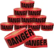 Cordova T30211 Bulk Pack 3.0-MIL Red Danger Barricade Tape, Measures 3 in. x...