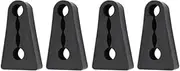 DEMULAX Car Sound Damper Door Lock Buffer, for, 5 Series E60 E61 F10 F11 F07 Soundproof Screaks Deaf Seal Deadener Deadening car Door Shock Absorber Car Door Shock Absorber