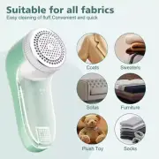 Portable Fabric Shaver Electric Lint Remover USB Rechargeable Sweater Defuzzer