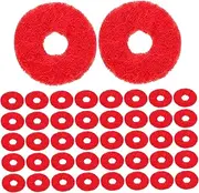 OFFIGAM Piano Felt Washers Pads Set 90 Pieces Piano Repair Kit Round Keyboard Balance Washers