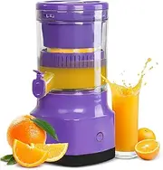 [Kcolly] Electric Citrus Juicer USB Reable High Juice Yield Automatic Cordless Orange Juicer Squeezer One Touch Operation Portable Juicer for Orange/Lemon/Grapefruit