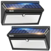Solar Lights Outdoor Waterproof, 100 LED Solar Motion Sensor Lights with Wide...