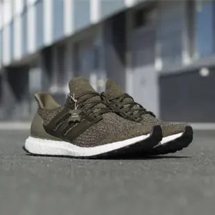 Adidas Ultra Boost 3.0 軍綠 男鞋 低筒 編織 輕量 運動鞋 慢跑鞋 S82018