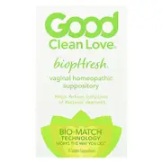 Good Clean Love, BiopHresh®, Vaginal Homeopathic Suppository, 10 Gelatin Suppositories