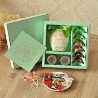 在飛比找蝦皮購物優惠-臺灣出貨 現貨  森系復古大號正方糖果盒 包装盒 婚禮糖盒 
