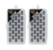 Ultima Bobbins Storage Boxes Holders Cases Heavy Duty Plastic Sewing Notions 2Pk