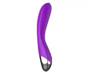 G Spot Masturbator Easy to Use Soft Silicone Clit Stimulator Masturbator Massage Stick for Bedroom-Purple