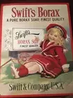 Swifts Borax Laundry Room Metal Sign