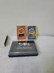 SANTA FE Railroad Trains TWO COMPLETE Decks Playing Cards. Unopened in case!