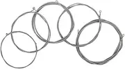 ERINGOGO 5pcs String Electric Bass Replacement Strings High Carbon Alloy Durable Bass Guitar Accessories Smooth Feel for Beginners and Professionals Lightweight and Portable