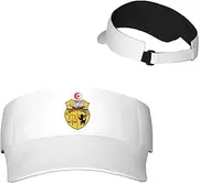 [Generic] National Emblem of Tunisia Sun Visor Hats Tunisian Sunscreen Visor Cap for Sport Beach Tennis Golf Running Hiking