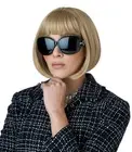 Force of Fashion Wig Editor Bob Fancy Dress Up Halloween Adult Costume Accessory