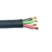 100' 12/4 SJEOOW Cord Portable Power Cable Flexible TPE Jacket Black 300V