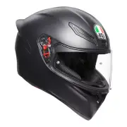 AGV K-1 S MATT BLACK MOTORCYCLE FULL FACE HELMET SIZE XS S M L XL 2XL
