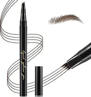 Apooliy Liquid Eyebrow Pen, Waterproof Microblading Eyebrow Pencil,Micro 4 Point Eyebrow Gel,Long-Lasting,Creates Natural Looking Brows Effortlessly