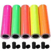 Colorful Price Gun Labels - 50 Roll Labels with 5 Ink Wheels for Pricing & Ex...