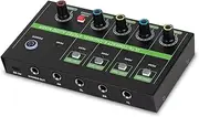 Daseeme 4 Channel o Mixer Microphone Low-Noise Mono Stereo Line Mixer LINE/MIC Mode ing Type-C Power Supply for Wed Microphones Electronic Piano Computers Guitars Electronic Drums