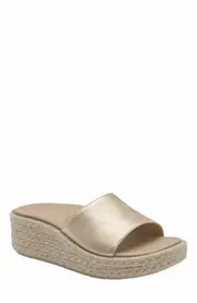 ABEO Solstice Slide in Light Gold - Regular at Nordstrom, Size 8.5