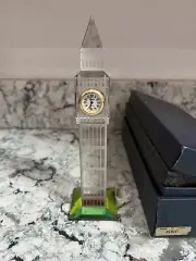 BEAUTIFUL Crystal ClockTower Clock New