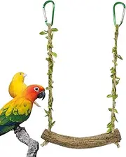Bird Swings for Small Birds - Fish Aching Bird Toy Chew Toy, Parrot Parakeet Toys, Bird Cage Toys for Parakeets, c