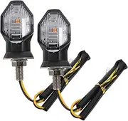 Alipis 2pcs Motorcycle Signal Lights Led Turn Signal Replacement Indicator Lamps Dc12v for Bikes