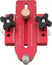 Woodworking Table Saw Jig Aluminum Alloy Router Table Band Saw Jig Guide for Repeat Narrow Strip Cuts Precision Cutting Tool for Carpenters and DIY Enthusiasts Durable Metal