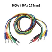 safe and convenient red black yellow green and blue color coded test wires
